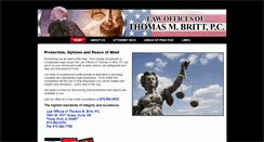 Desktop Screenshot of brittlawcenter.com