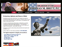 Tablet Screenshot of brittlawcenter.com